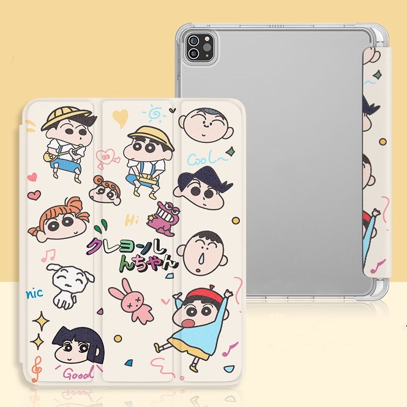 Ốp Máy Tính Bảng TPU Mềm Hình Cậu Bé Bút Chì Cho iPad Gen10 7 / 8 / 9 Air4 Air5 Pro11 "Pro12.9" mini6