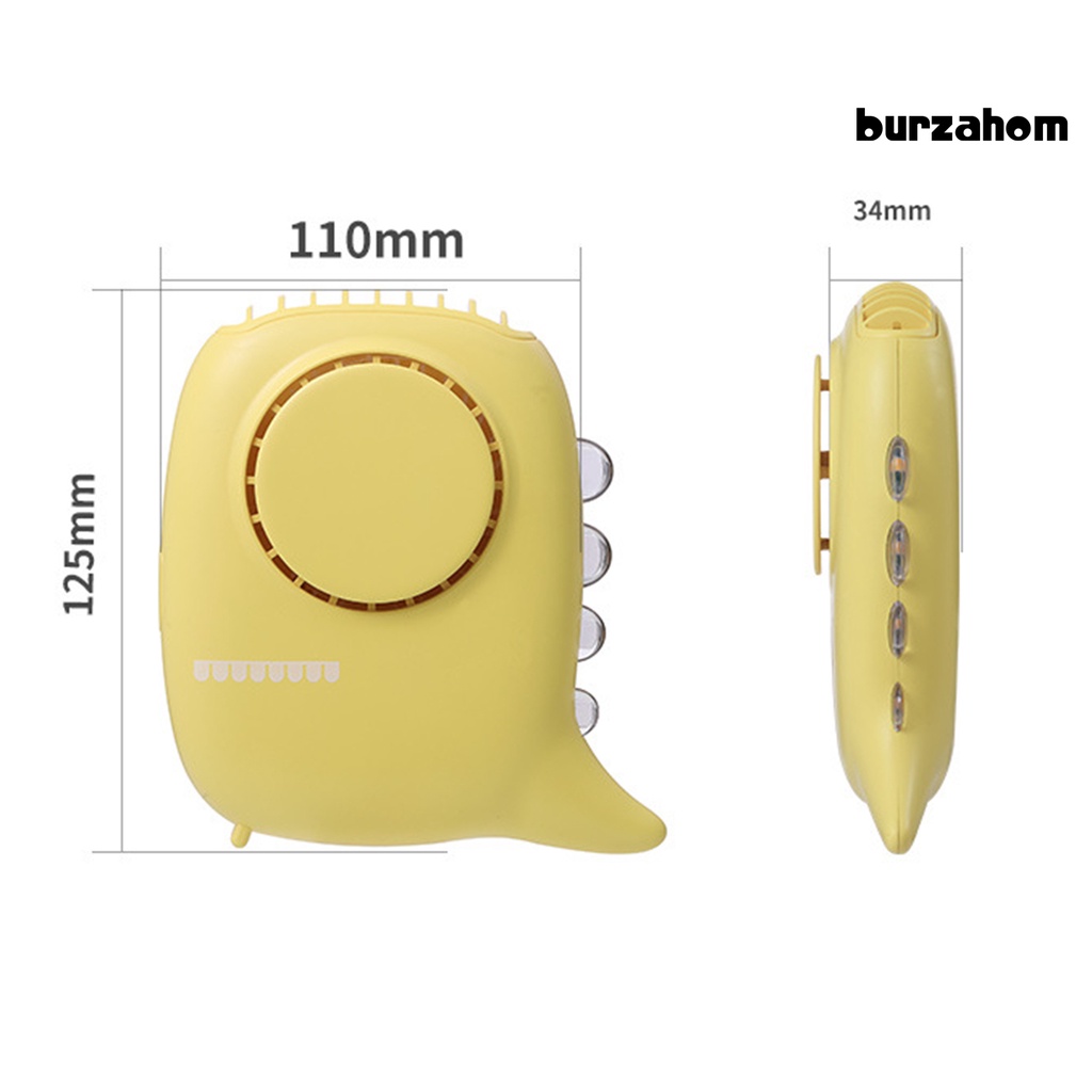 Quạt USB Mini Cầm Tay Đa Năng Hình Khủng Long Có Đèn Ngủ Tiện Dụng