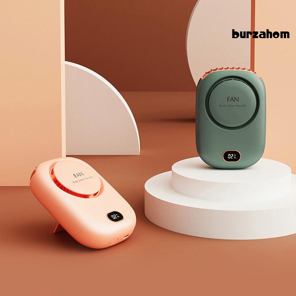 Quạt Đeo Cổ Bằng ABS Có Thể Sạc Lại Bằng Cổng USB