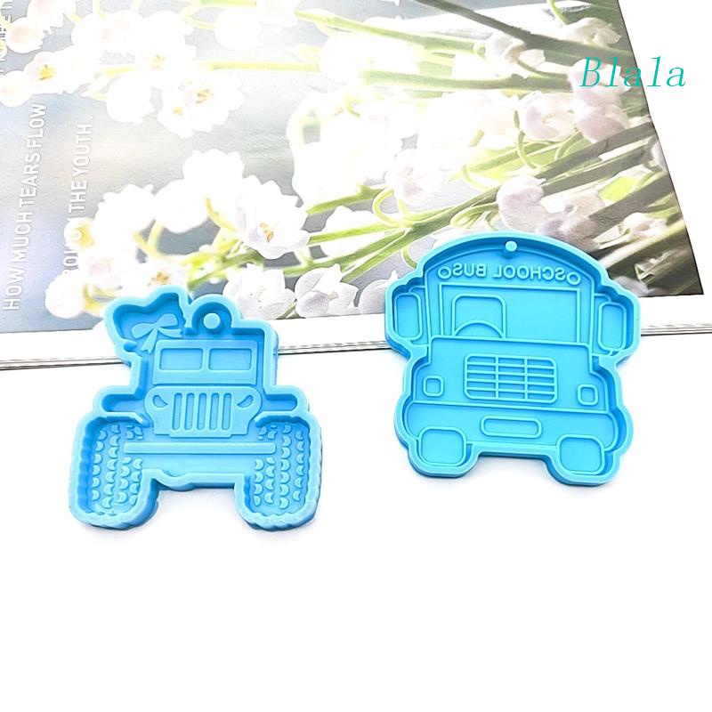 Khuôn Làm Móc Khóa / Vòng cổ Hình Xe Hơi Hoạt Hình DIY