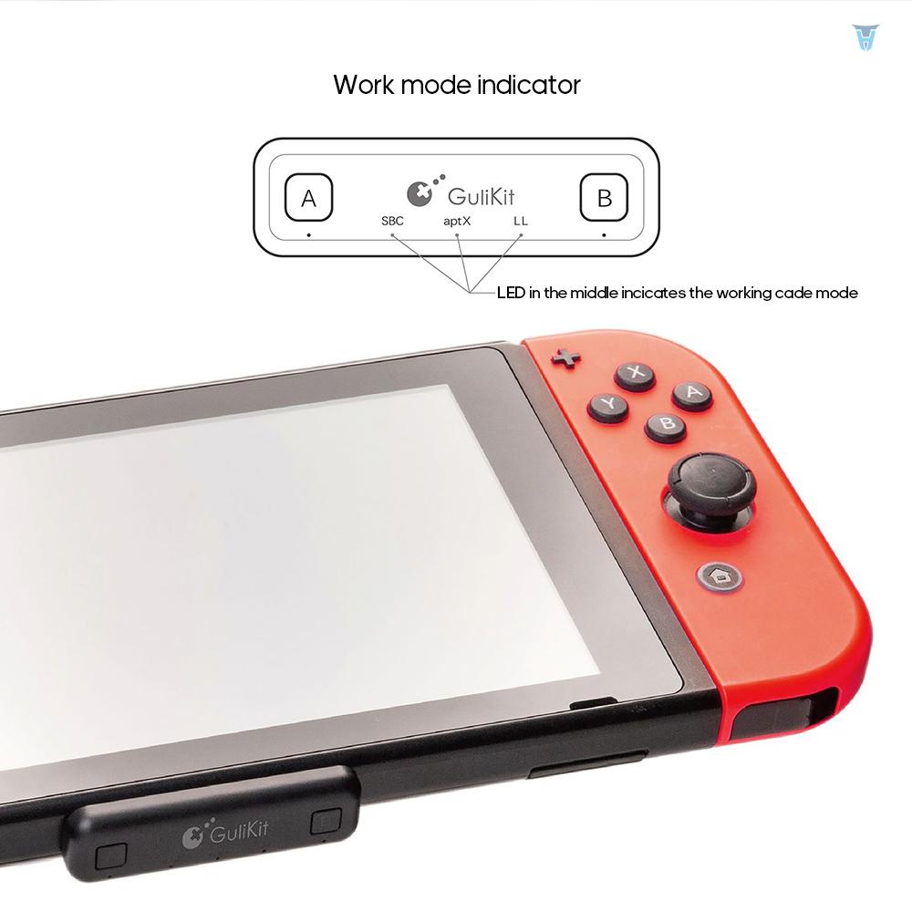 Bộ Chuyển Đổi Âm Thanh Không Dây Gulikit NS07 BT Loại C Tương Thích Với Công Tắc Ninten-do
