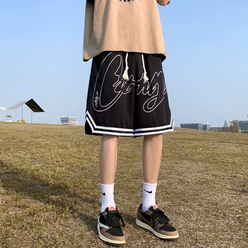 Quần ngắn ống rộng In Họa Tiết Thời Trang Mùa Hè Dành Cho Nam / Size M-5XL