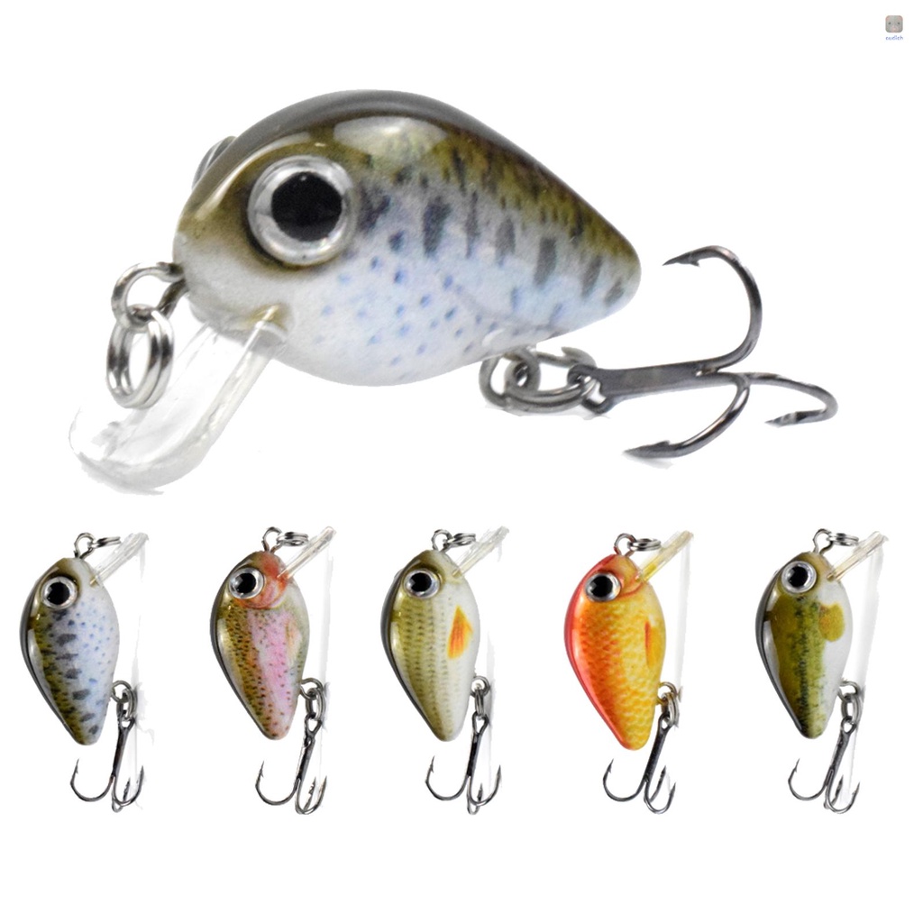 Mồi Giả Câu Cá 3D Bằng Nhựa Cứng 1.1 in / 0.06 oz