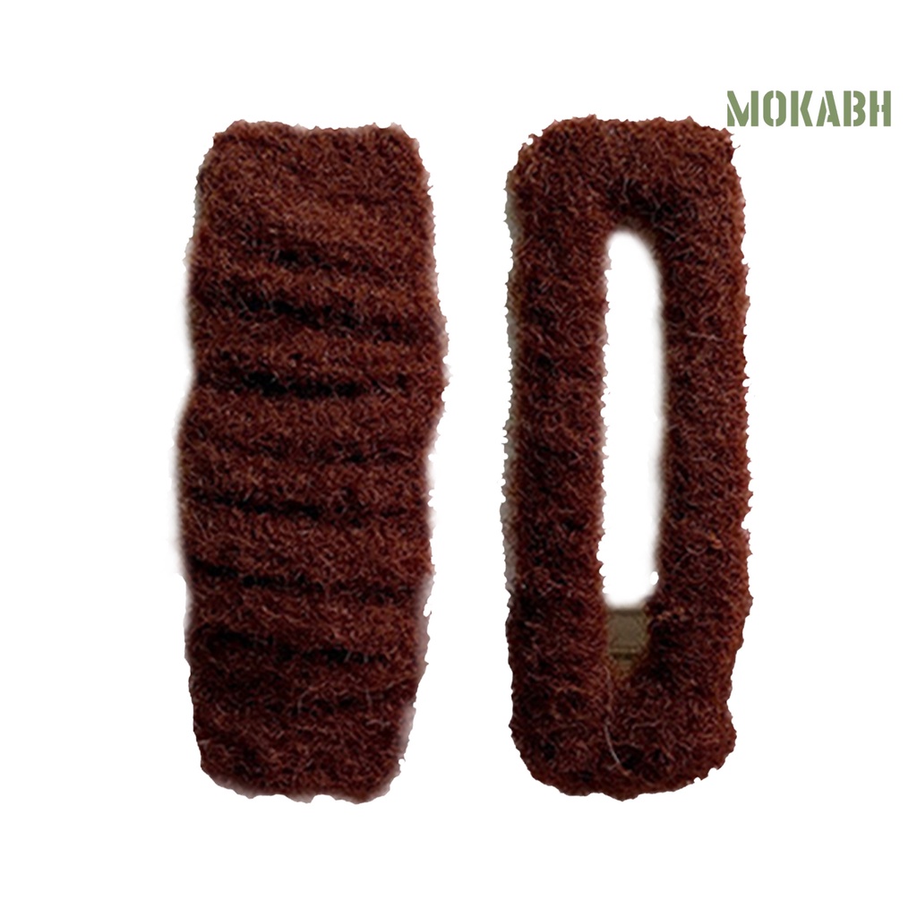 2 Kẹp Tóc Hình Chữ Nhật Màu Trơn Chống Trượt Cho Bé Gái