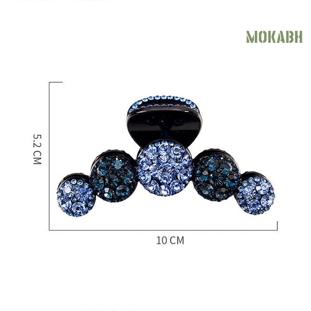 Kẹp Tóc Càng Cua Đính Đá Lấp Lánh Màu Sắc Tươi Sáng