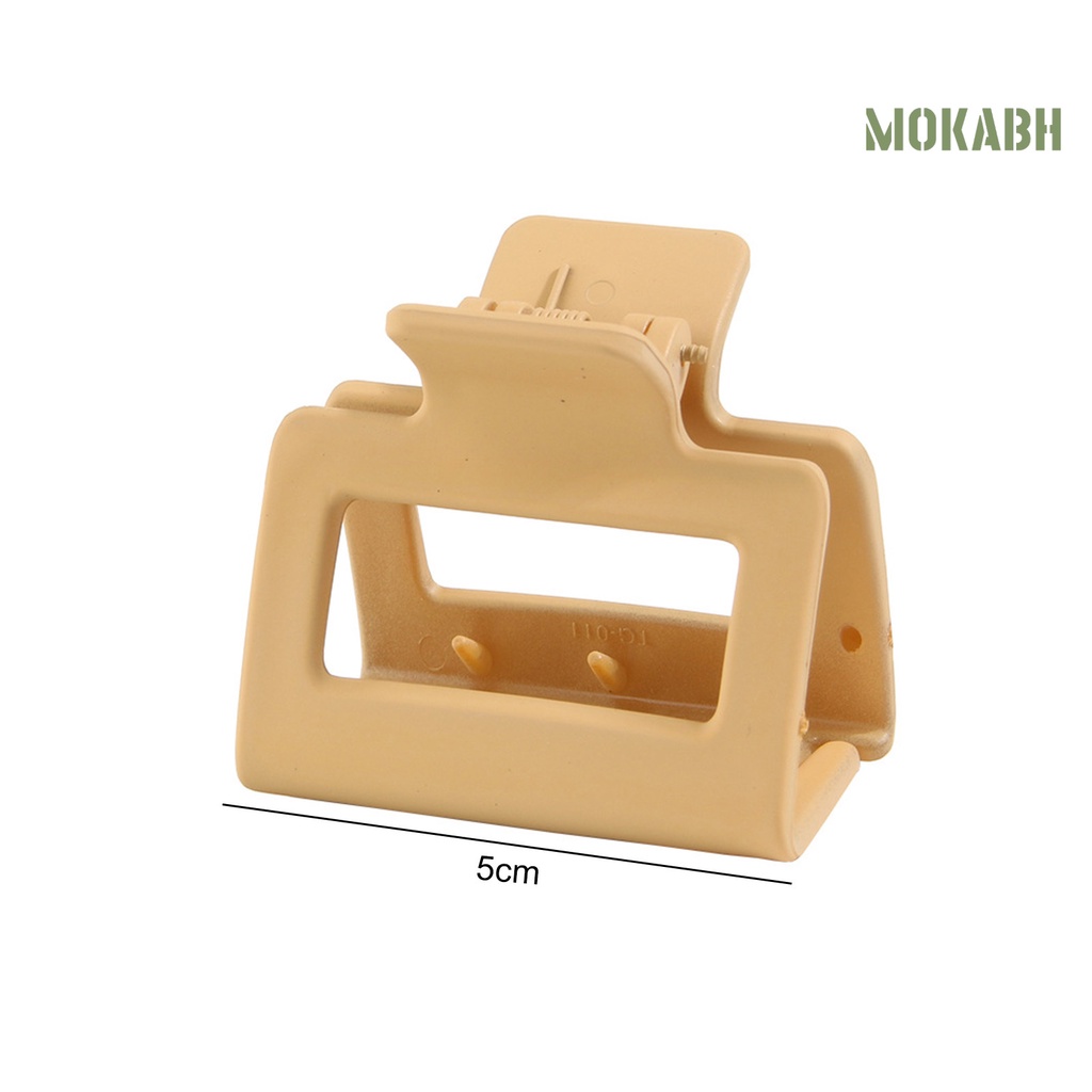 Kẹp Tóc Càng Cua Màu Trơn Chống Trượt Cố Định Tóc Rối Thời Trang Cho Nữ