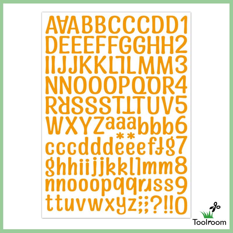 Nhãn Dán Chữ Số Vinyl Tự Dính Trang Trí Xe Hơi Trong Nhà