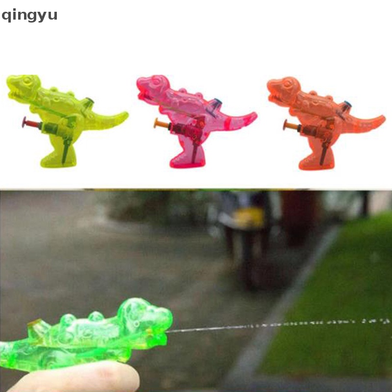 Set 2 Súng Nước Mini Hình Khủng Long Cho Bé Chơi Khi Đi Biển