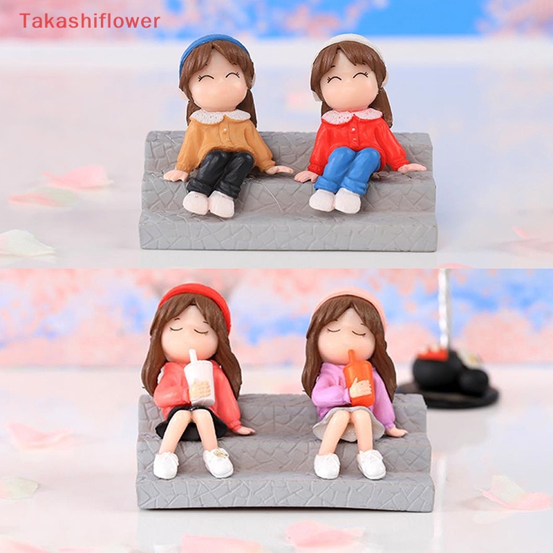 Set 3 Mô Hình Mini Trang Trí Tiểu Cảnh Sân Vườn / Nhà Cửa / Xe Hơi