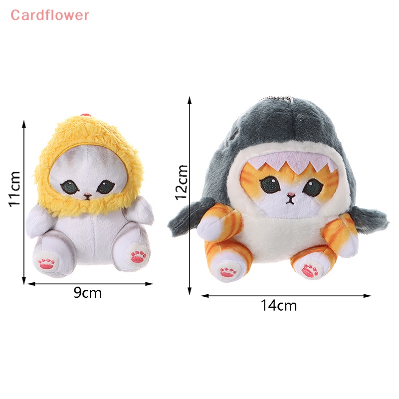 &lt; Cardflower &gt; Thú Nhồi Bông Hoạt Hình Cá Mập Tôm Chiên Kawaii Mofusand Dễ Thương Mới