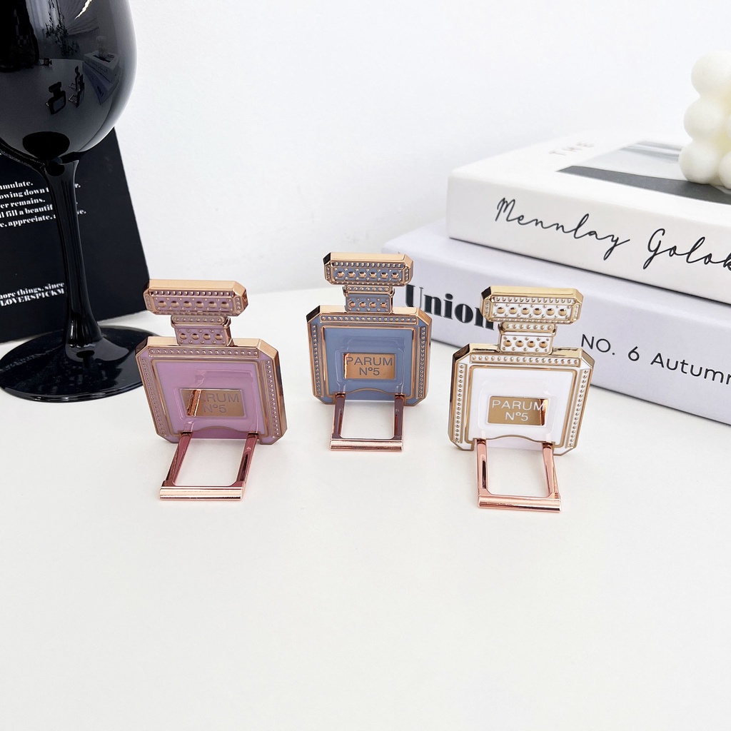 Giá Đỡ Điện Thoại / Chai Nước Hoa Mini Đa Năng Họa Tiết Hoạt Hình Dễ Thương