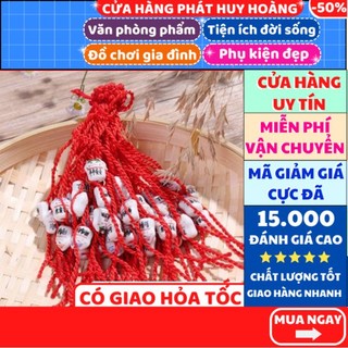 [ SL CÓ HẠN ]Combo 10 vòng tay chỉ đỏ mèo may mắn