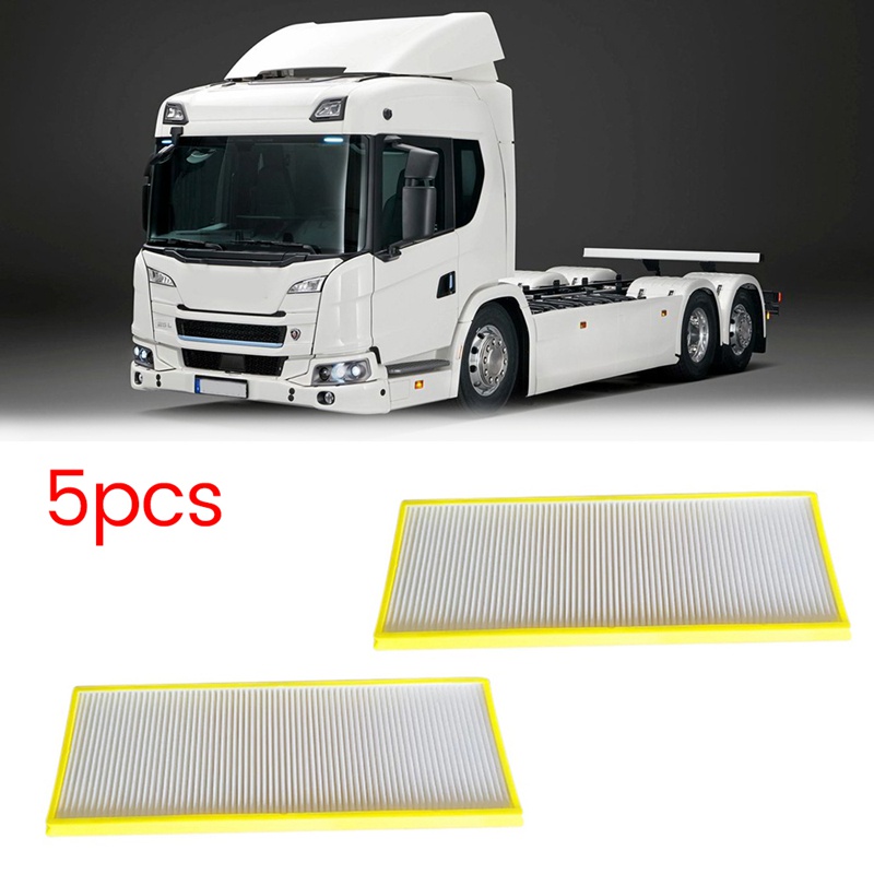 Set 5 Bộ Lọc A / C Chuyên Dụng Cho Xe Tải Scania 1913500 Tấm Lọc Không Khí Nội Thất Xe Hơi Chất Lượng Cao