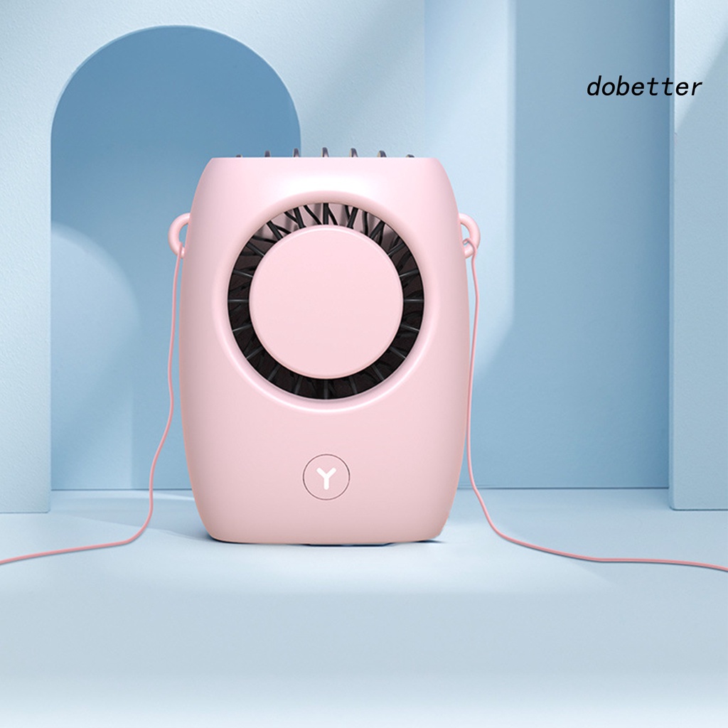 Quạt Đeo Cổ Chống Mài Mòn Thiết Kế Nhỏ Gọn Có Thể Sạc Lại Bằng Cổng USB Cho Văn Phòng