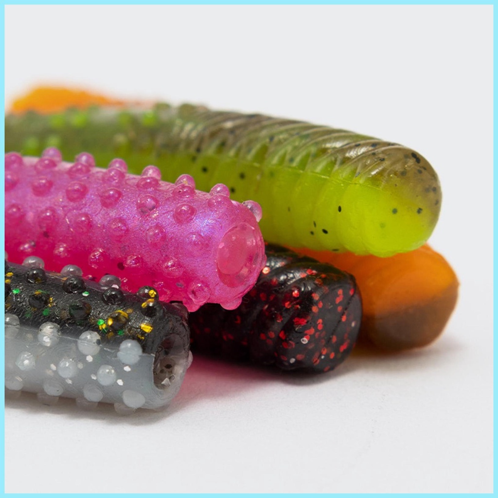 Set 8 Mồi Giả Nhử Cá Mềm 2.56in Bằng Nhựa tdevn