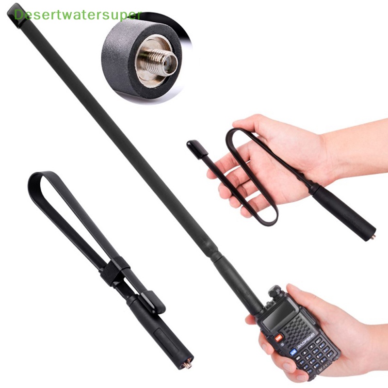 Ăng Ten SMA-F VHF UHF 47CM Cho Máy Bộ Đàm CS Fighg Hung Baofeng UV-5R UV-82 BF-888S