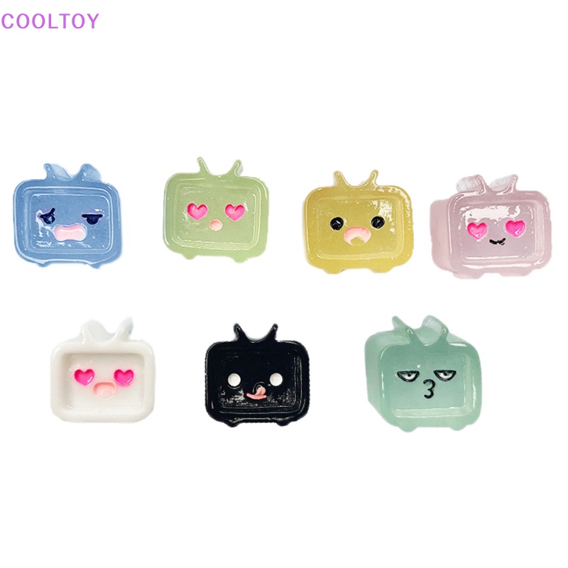 Bộ 5 Miếng Dán Hình TV Dạ Quang COOLTOY Bằng Resin Resin