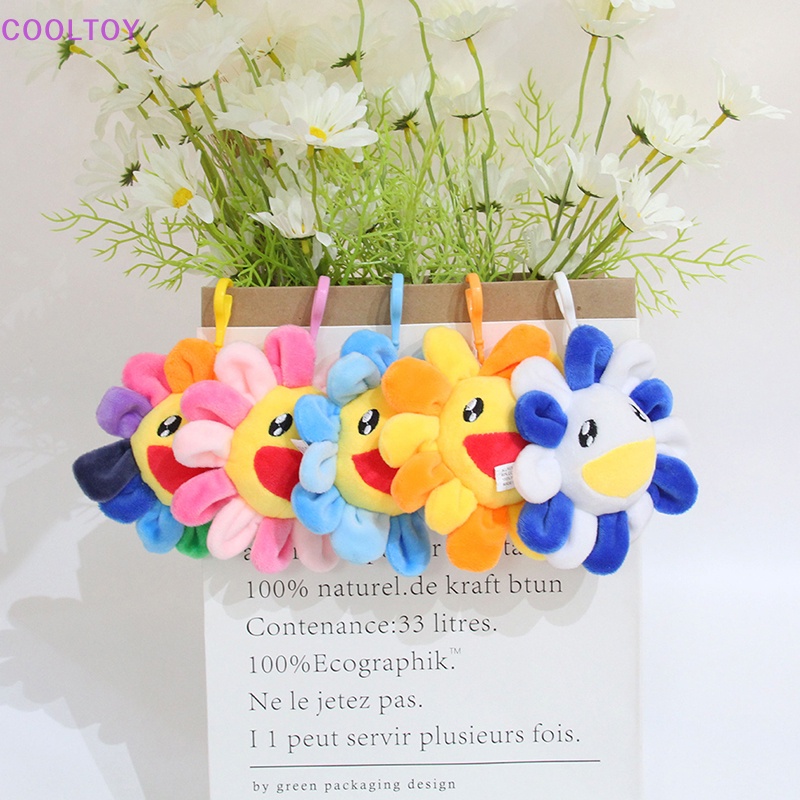 Móc Khóa Hình Hoa Hướng Dương Nhồi Bông Đáng Yêu