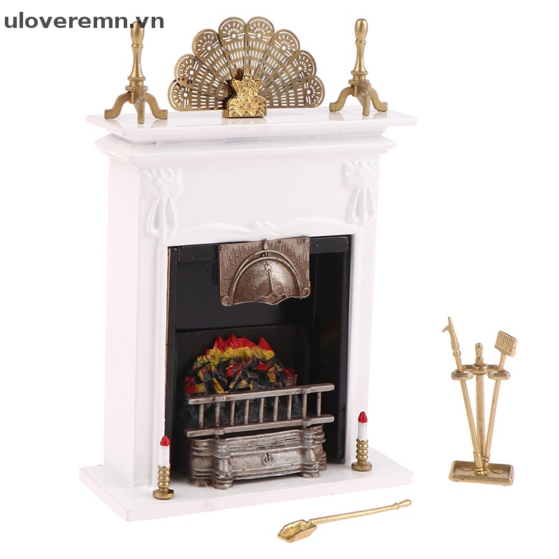 1 Bộ Vỏ Bọc Quạt Thổi Lửa Cho Nhà Búp Bê Tỉ Lệ 1: 12