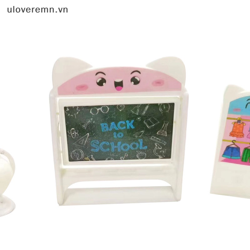 Set 8 Mô Hình Nội Thất Xinh Xắn Cho Nhà Búp Bê 16cm Tỉ Lệ 1 / 6