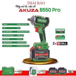 Máy mở bulong,Máy siết bulong Akuza b550 CP siết vặn bulong chính hãng THÁI BẢO