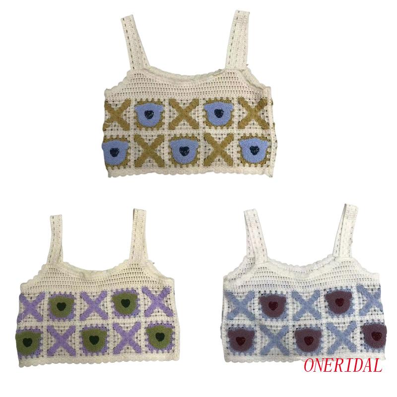 Áo Crop Top Không Tay Đan Dây Chéo Phong Cách Vintage Thời Trang Mùa Hè Dành Cho Nữ