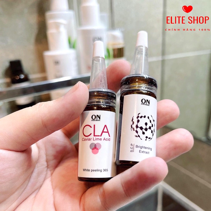 Peel làm trắng da CLA white peeling 365 Onmacabim 10ml
