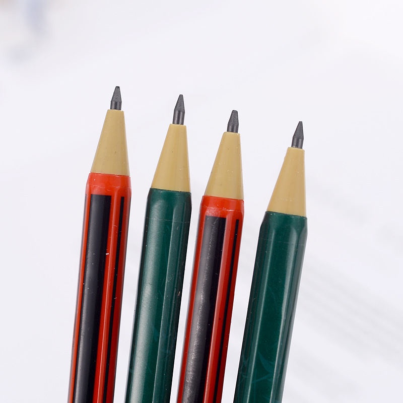 Bút chì trẻ em bút tự động 2b bút chì cơ đi kèm với chuốt bút chì 2.0 bút bấm văn phòng phẩm học sinh wj301