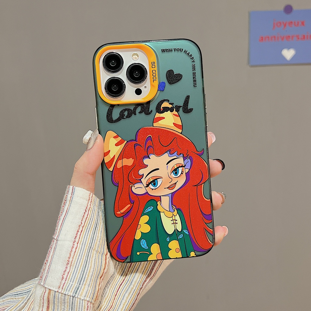 Ốp Điện Thoại TPU Mềm Trong Suốt Chống Sốc Họa Tiết Hoạt Hình Hai Mặt Cho iPhone 11 13 12 14 Pro Max