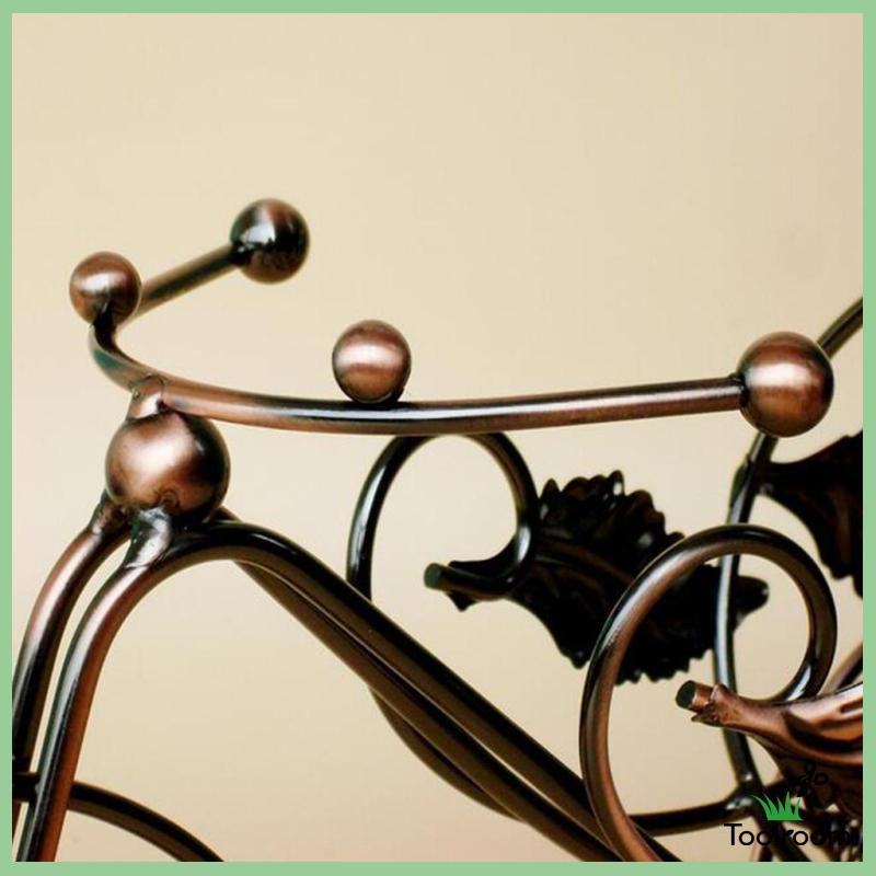1 Giá Đỡ Hình Xe Đạp Ba Bánh Bằng Sắt Trang Trí Bàn Ăn