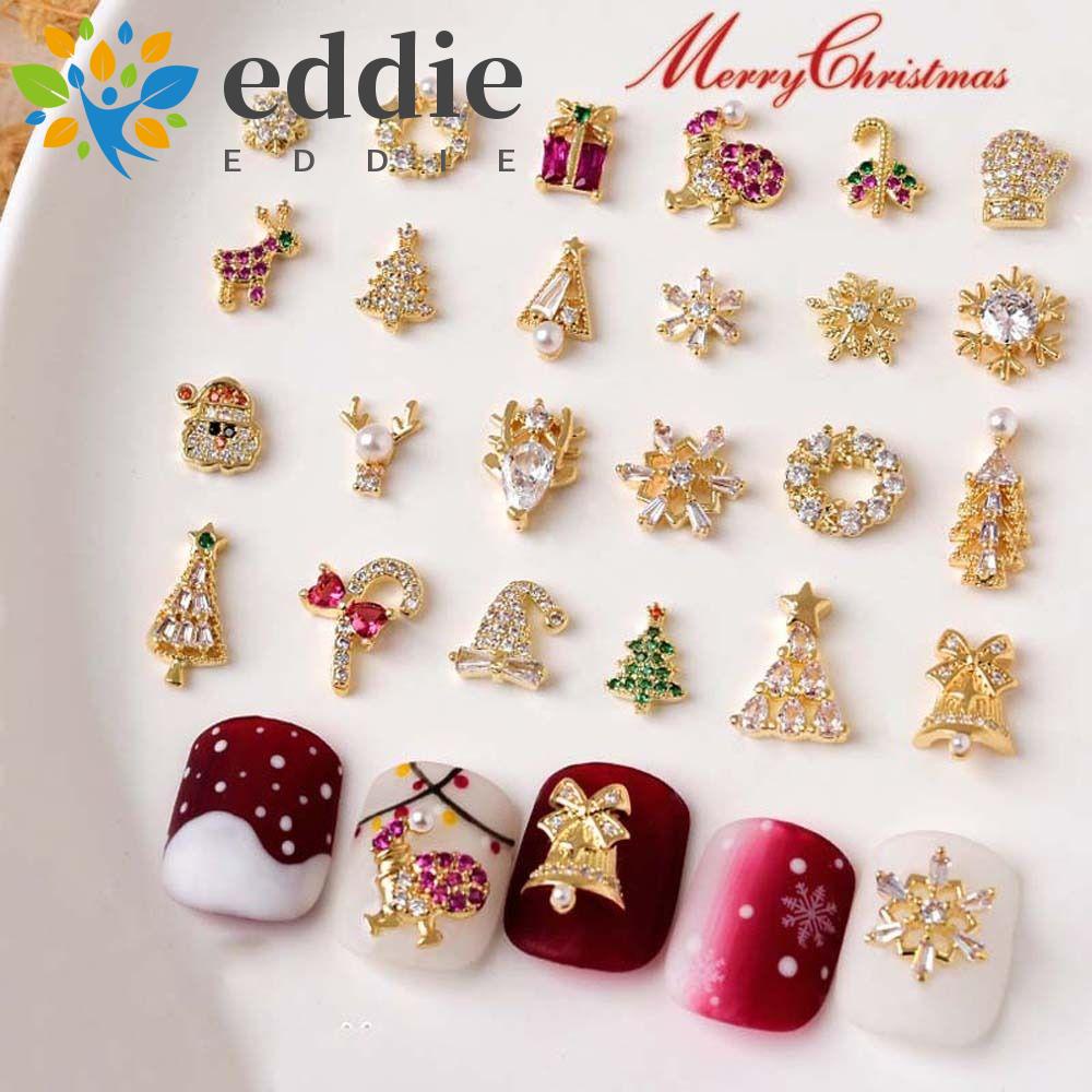 Phụ Kiện Trang Trí Móng Tay 3D Chủ Đề Giáng Sinh 26Eddie