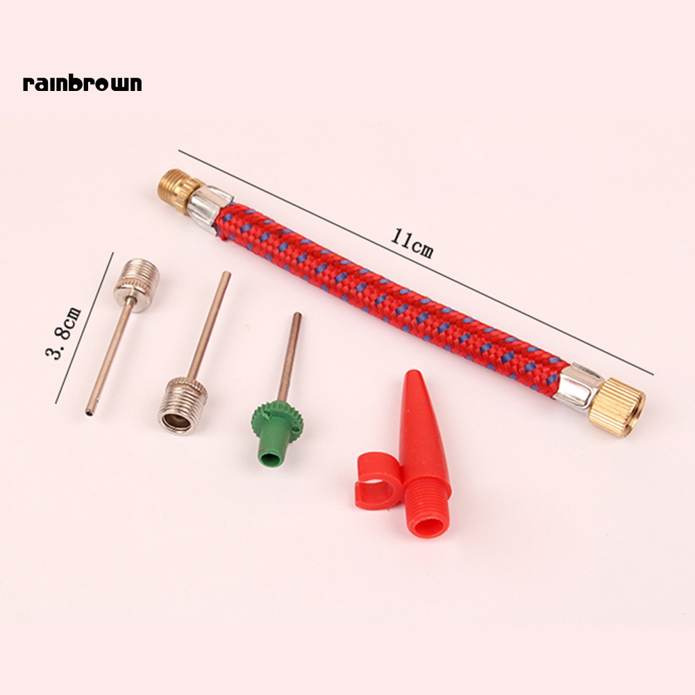 Bộ 5 Đầu Nối Van Bơm Hơi Xe Đạp / Bóng Đá