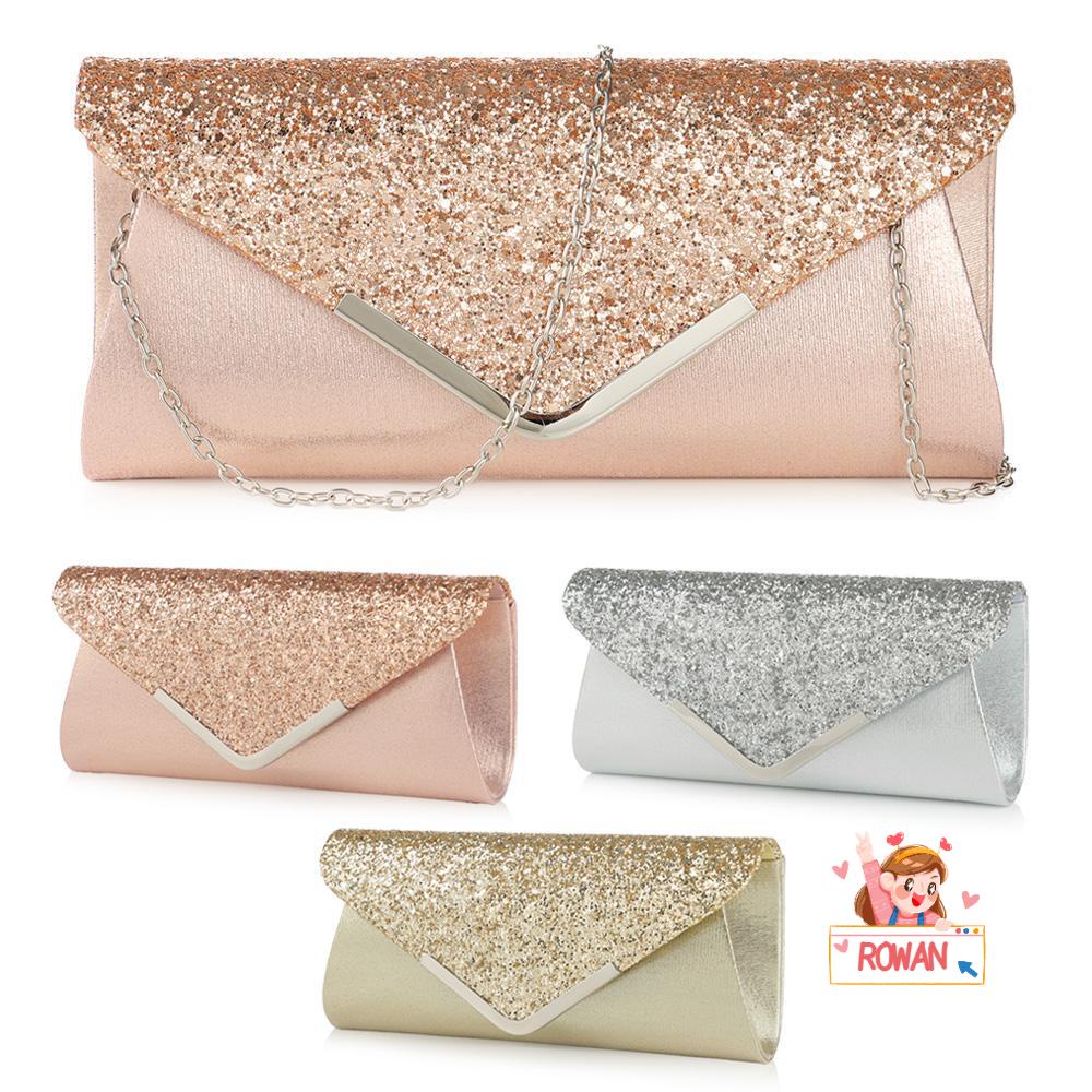 Ví Cầm Tay ROWANS Lấp Lánh Sang Trọng