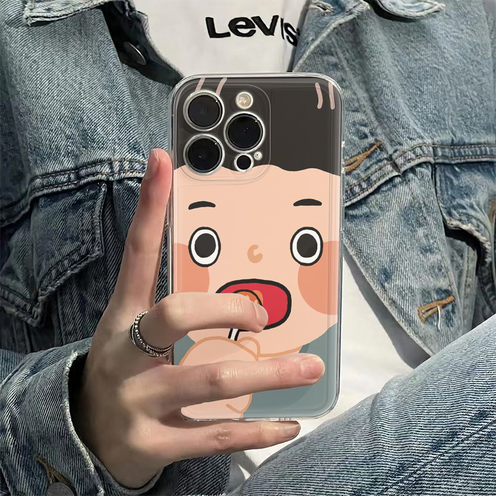 ✅Ốp Điện Thoại Mềm Chống Sốc Hình Kẹo Mút Cho Iphone1214pro13 6In 78max 11 Apple plus GT6A