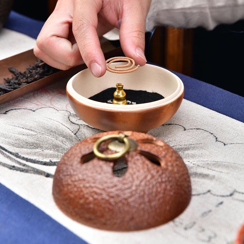 Đế Đốt Trầm Hương Bằng Gỗ Đàn Hương Trang Trí Nhà Cửa Phong Cách Mới