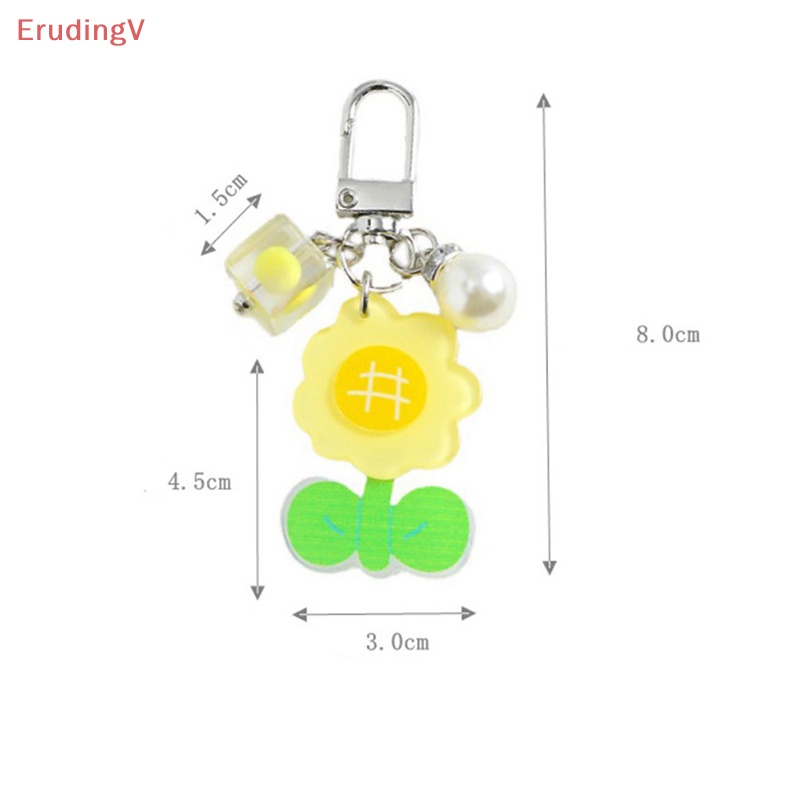 [ErudingV] Móc Khóa Ba Lô / Đồ Chơi Trang Trí Hình Hoa Hướng Dương Nhiều Màu Đáng Yêu Sáng Tạo [Mới]
