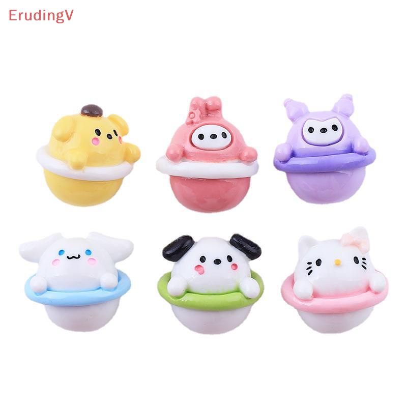 [ErudingV] Bộ 2 Kẹp Tóc Hình Kem Động Vật Ba Chiều Bằng Nhựa Resin Dễ Thương [Mới]