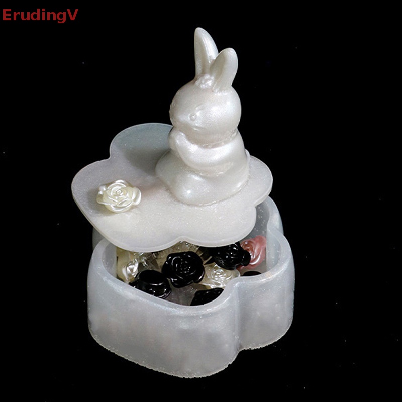 Khuôn Silicone Làm Hộp Đựng Trang Sức Hình Dấu Chân Mèo DIY