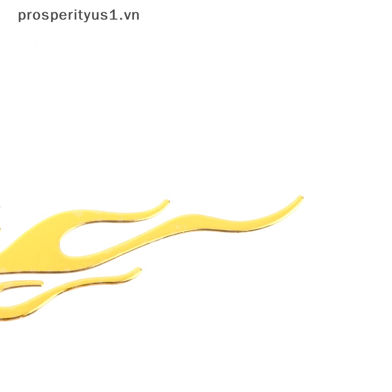 Đề Can Vinyl Phản Quang Họa Tiết Ngọn Lửa 3d Trang Trí Xe Hơi / Xe Máy prosperityus1 [20 * 4CM]