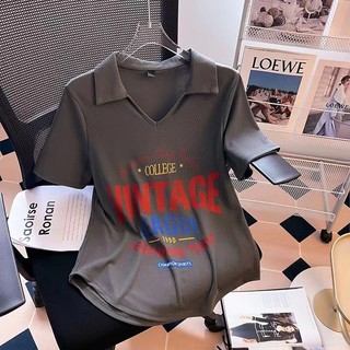 Áo polo Tay Ngắn Plus Size Cho Nữ (4 Màu)