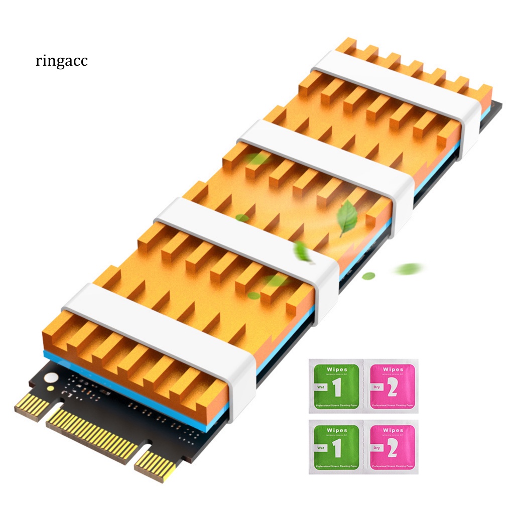 Rga Phụ Kiện Tản Nhiệt Chống Mài Mòn Chịu Nhiệt Độ Cao M.2 SSD NVME Cho Máy Tính