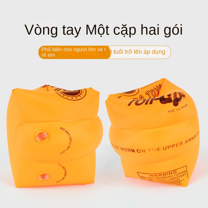Phao Bơi Đeo Cánh Tay Dày Dặn Chuyên Dùng Cho Bé