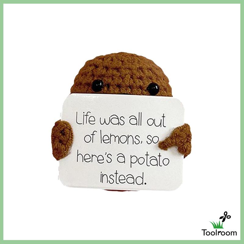 Búp Bê Đồ Chơi Bằng Len Hình Khoai Tây Chiên Vui Nhộn Dành Cho Bé