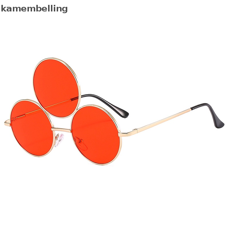 Kamembelling Kính Mát Gọng Tròn Thời Trang Dành Cho Cả Nam Và Nữ