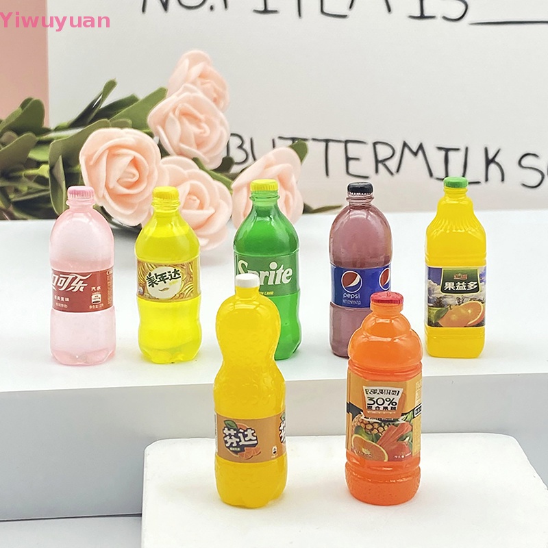 Bộ 5 Mô Hình Bình Nước Phát Quang Mini Bằng Nhựa Resin Trang Trí Điện Thoại DIY Mới