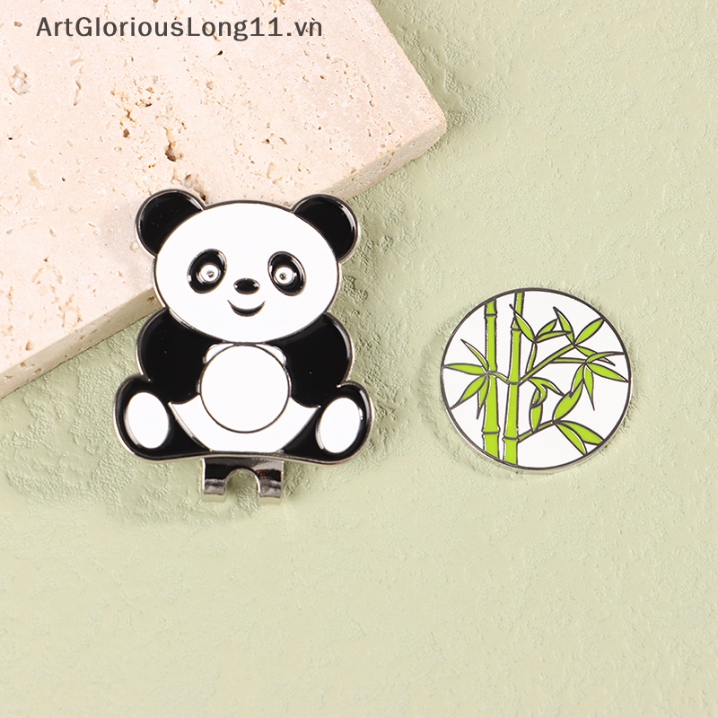 Dụng Cụ Đánh Dấu Bóng Golf Từ Tính Bằng Hợp Kim Hình Gấu Trúc