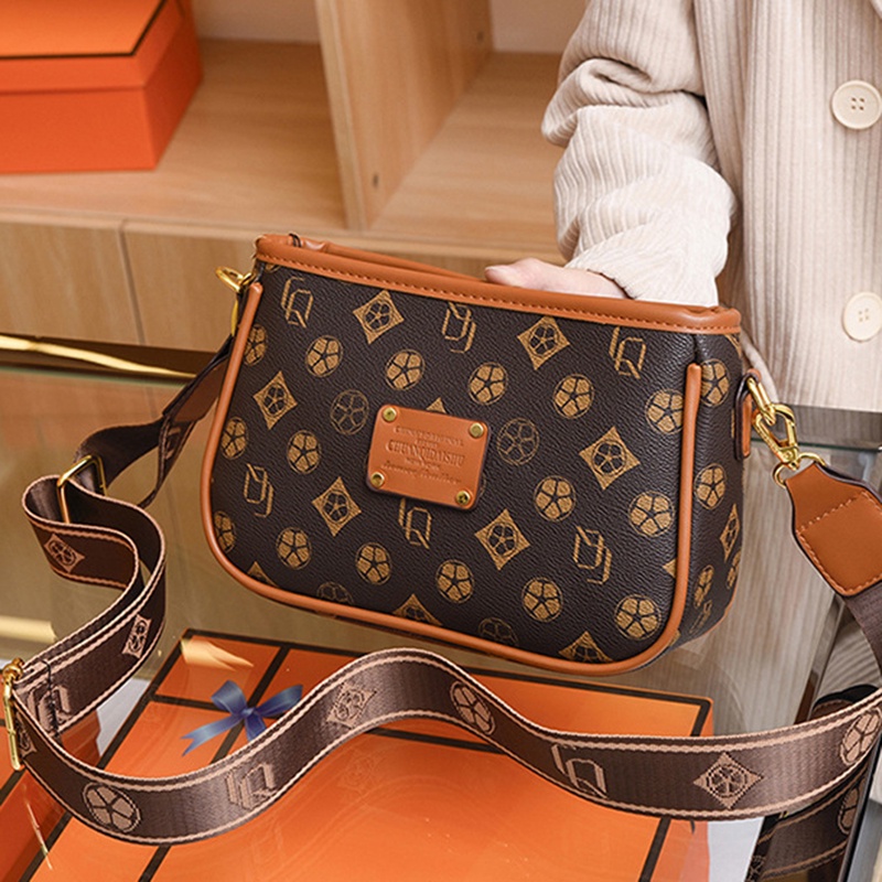 Túi đeo dưới cánh tay Hình Vuông Cỡ Nhỏ Phong Cách retro Thời Trang Cho Nữ