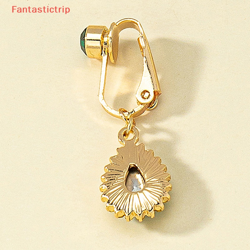 [Fantastictrip] Khuyên Rốn Đính Đá Zircon Giả Kiểu Dáng Quyến Rũ Thời Trang Đi Biển Mùa Hè Mới Dành Cho Nữ