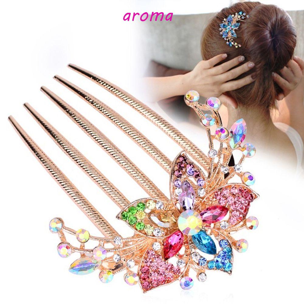 Lược Cài Tóc Trang Trí Hoa Thời Trang Cho Nữ