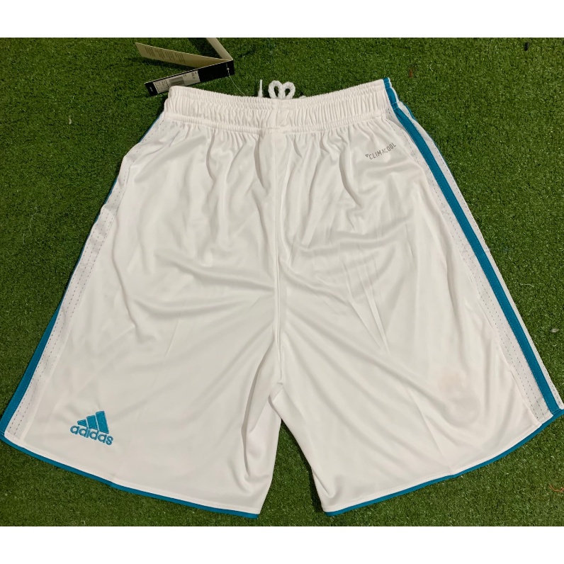 Quần Short Thể Thao Real Madrid 17-18 Phong Cách Vintage Cao Cấp